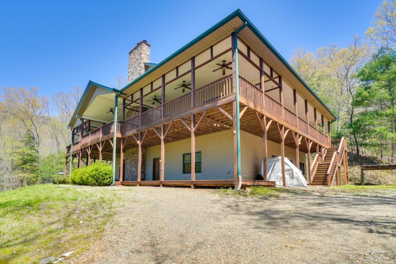 Expansive Home On 16 Acres With Smoky Mountain Views Murphy Εξωτερικό φωτογραφία